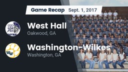 Recap: West Hall  vs. Washington-Wilkes  2017
