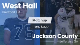Matchup: West Hall High vs. Jackson County  2017
