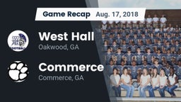 Recap: West Hall  vs. Commerce  2018