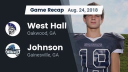 Recap: West Hall  vs. Johnson  2018