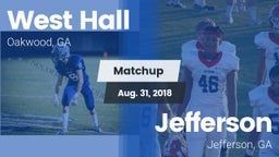 Matchup: West Hall High vs. Jefferson  2018