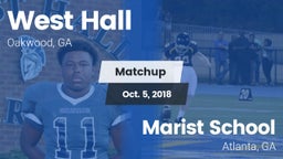 Matchup: West Hall High vs. Marist School 2018