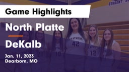 North Platte  vs DeKalb  Game Highlights - Jan. 11, 2023
