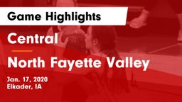 Central  vs North Fayette Valley Game Highlights - Jan. 17, 2020
