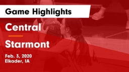 Central  vs Starmont  Game Highlights - Feb. 3, 2020