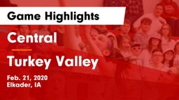 Central  vs Turkey Valley  Game Highlights - Feb. 21, 2020