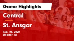 Central  vs St. Ansgar  Game Highlights - Feb. 26, 2020