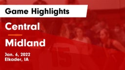 Central  vs Midland  Game Highlights - Jan. 6, 2022
