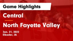Central  vs North Fayette Valley Game Highlights - Jan. 21, 2022