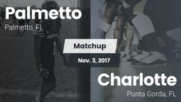Matchup: Palmetto  vs. Charlotte  2017
