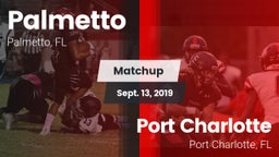 Matchup: Palmetto  vs. Port Charlotte  2019