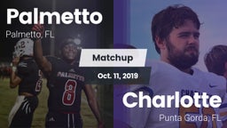 Matchup: Palmetto  vs. Charlotte  2019