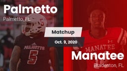 Matchup: Palmetto  vs. Manatee  2020