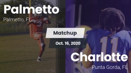 Matchup: Palmetto  vs. Charlotte  2020