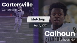 Matchup: Cartersville High vs. Calhoun  2017