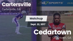 Matchup: Cartersville High vs. Cedartown  2017