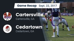 Recap: Cartersville  vs. Cedartown  2017