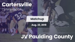 Matchup: Cartersville High vs. JV Paulding County 2018