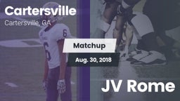 Matchup: Cartersville High vs. JV Rome 2018