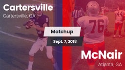 Matchup: Cartersville High vs. McNair  2018