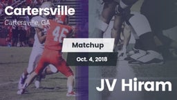 Matchup: Cartersville High vs. JV Hiram 2018