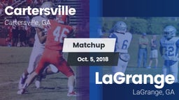 Matchup: Cartersville High vs. LaGrange  2018