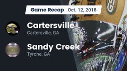 Recap: Cartersville  vs. Sandy Creek  2018