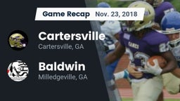 Recap: Cartersville  vs. Baldwin  2018
