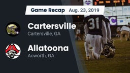 Recap: Cartersville  vs. Allatoona  2019