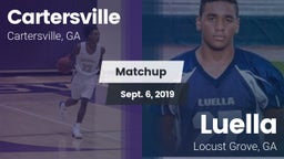 Matchup: Cartersville High vs. Luella  2019