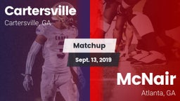 Matchup: Cartersville High vs. McNair  2019