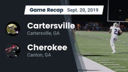 Recap: Cartersville  vs. Cherokee  2019