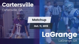 Matchup: Cartersville High vs. LaGrange  2019