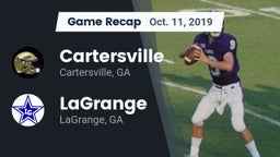Recap: Cartersville  vs. LaGrange  2019