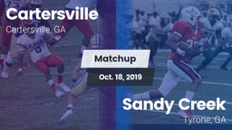 Matchup: Cartersville High vs. Sandy Creek  2019