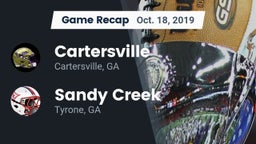 Recap: Cartersville  vs. Sandy Creek  2019