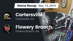 Recap: Cartersville  vs. Flowery Branch  2019