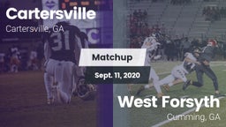 Matchup: Cartersville High vs. West Forsyth  2020