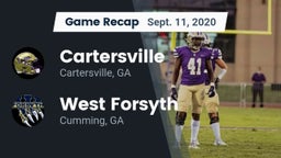 Recap: Cartersville  vs. West Forsyth  2020