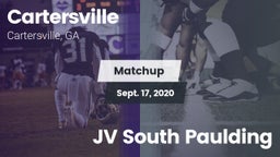 Matchup: Cartersville High vs. JV South Paulding 2020