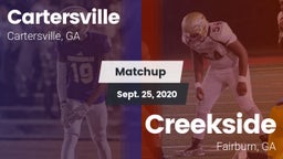 Matchup: Cartersville High vs. Creekside  2020