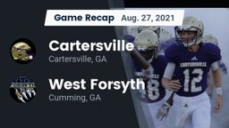 Recap: Cartersville  vs. West Forsyth  2021