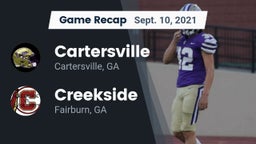 Recap: Cartersville  vs. Creekside  2021