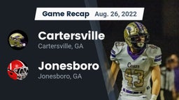 Recap: Cartersville  vs. Jonesboro  2022