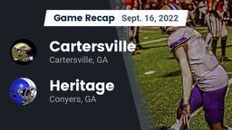 Recap: Cartersville  vs. Heritage  2022