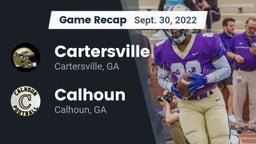 Recap: Cartersville  vs. Calhoun  2022