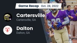 Recap: Cartersville  vs. Dalton  2022