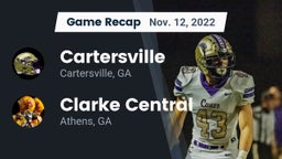 Recap: Cartersville  vs. Clarke Central  2022
