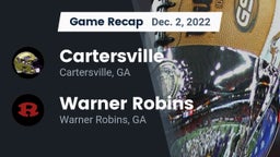 Recap: Cartersville  vs. Warner Robins   2022
