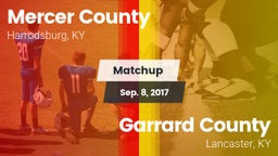 Matchup: Mercer County High vs. Garrard County  2017